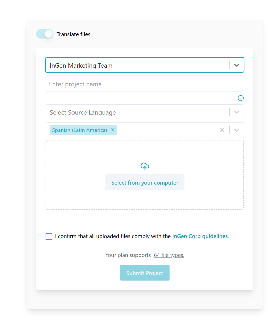 Create Team Project